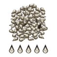 thumbnail image 1 of Unique Bargains 100PCS Flat Back Acrylic Teardrop Gems 6x10mm Artificial Rhinestones DIY Crafts Bead Jewelry Making Deep Gray, 1 of 7