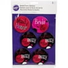 Wilton Bachelorette Party Accessories Bridal Party Buttons, 1 Ct