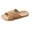 stag126-Coffee, variant on Cushion Slide Sandal for Women Flats Fashion Slides with Soft Sole Hand Crochet Slip on Sandals for Everyday Black 6