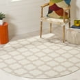 thumbnail image 2 of SAFAVIEH Montauk Proinsias Geometric Cotton Runner Rug, Grey/Ivory, 2'3" x 7', 2 of 10