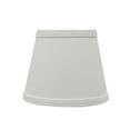 thumbnail image 3 of Aspen Creative 32862-2 Small Hardback Empire Shape Chandelier Clip-On Lamp Shade Set (2 Pack), Transitional Design in White, 5" bottom width (4" x 6" x 5"), 3 of 7