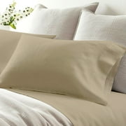 Split California King Sheets Sets for Adjustable Bed - 1000-Thread-Count 100% Egyptian Cotton, Sateen Weave 15-Inches Deep Pockets 1000-TC Bedsheet - Taupe