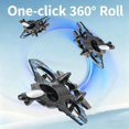 thumbnail image 6 of 2026 Upgraded RC Jet-RC Stunt Fighter Jet Toy for Adult with 360° Flips & LED Lights, Remote Control Airplanes Foam Planes Drone with Battery & Fan Blade (Pink + 1 Battery), 6 of 8