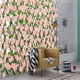 thumbnail image 4 of Valla retráctil de madera, seto extensible con flores artificiales, hojas, decoración de jardín, pantalla enrejada, 4 of 7