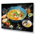 thumbnail image 2 of Designart "Representing Cooking Soup II" Food & Beverage Wall Art Living Room, 2 of 5