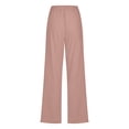 thumbnail image 4 of Gubotare Women's Summer Palazzo Pants Flowy Wide Leg Beach Pants with Pockets (Rose Gold,L), 4 of 6