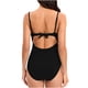 thumbnail image 3 of Traje de baño de una pieza para mujer, cómodo, liso, con almohadilla en el pecho, sin aros, Bikini con escote en V profundo OAVQHLG3B Store  lin121212, 3 of 3