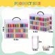 thumbnail image 2 of Contenedor para Guardar Pinturas de Diamantes, Organizador Apilable Cuentas 3 Niveles con Asa, Caja Manualidades., 2 of 7