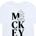 thumbnail image 3 of Disney - Mickey Mouse - Spell Out The Mouse - Youth Short Sleeve Graphic T-Shirt, 3 of 5