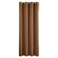 thumbnail image 2 of Curtains Curtain Panel Pair 63 Inch W X 52 Inch L Curtain Overlay Elegant Curtains For Bedroom(Light Brown), 2 of 6