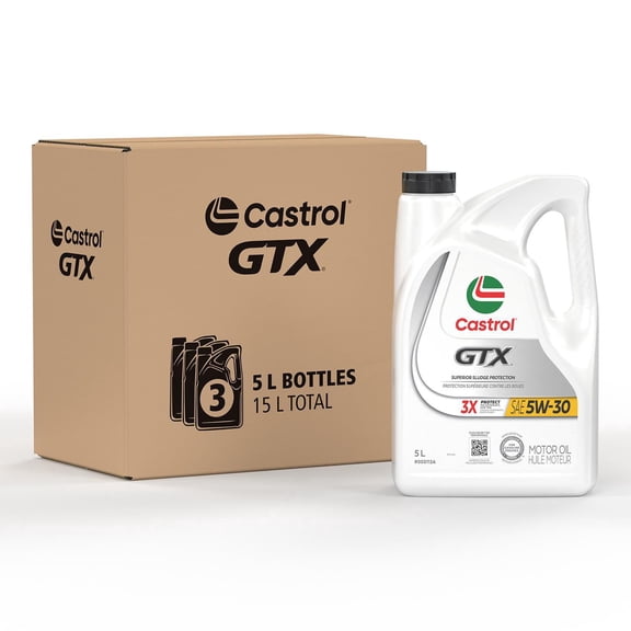 Castrol GTX Ultraclean 5W30 - Pack 3X5L Jugs