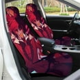 thumbnail image 5 of Alastor Hazbin Hotel Car Seat Covers Accessories Vehicle Front Seat Protector Mat Cover Universal Fit For SUV Sedan Van Trucks, 5 of 6
