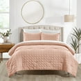 thumbnail image 2 of Dessay 2 or 3 Piece Comforter Set Washed Garment Technique Geometric Square Tile, 2 of 10