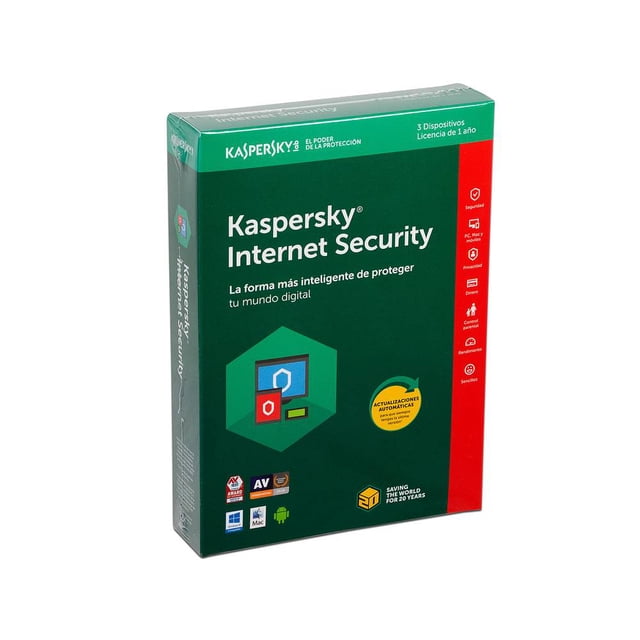 Kaspersky Internet Security Multidispositivos 2017, 3 Dispositivos, 1 Kaspersky Lab KL1941ZBDFS-7