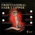 thumbnail image 3 of LQT Men's Hair Clipper, Electric Trimmer, Professional Beard Trimmer, Rechargeable Zero-Gap T-Blade Trimming Set with LED Display, 3 of 8