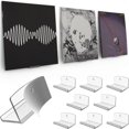 thumbnail image 1 of Soportes Transparentes Modernos JP para Vinilos 8 Unidades, 1 of 8