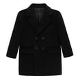 thumbnail image 7 of OGLCCG Boys Double Breasted Peacoat Kids Winter Notch Lapel Collar Overcoat with Pockets Warm Long Trench Coat 1-15 Years, 7 of 7
