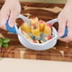 thumbnail image 4 of Fiudx Cortador de Frutas de Acero Inoxidable, Cortador de Manzanas Sin Esfuerzo, Cuchillas Duraderas, Herramienta de Cocina Que Ahorra Tiempo, Manejo Seguro, Fácil Limpieza, Almacenamiento Compacto, 4 of 4