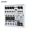 ammoon AM-6R 8-Channel Digital Audio Mixer Mixing Console Built-in 48V Phantom Power Support Powered by 5V Power Bank with Power Adapter USB Cables for Recording DJ Network Live Broadcast Karaoke