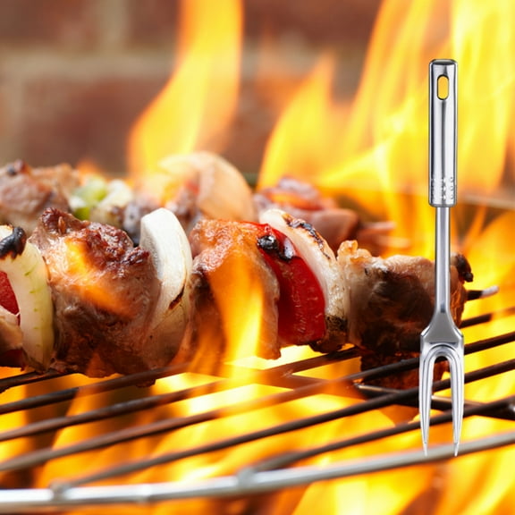 Specollect Carving Fork for Meat 13Inch - Two-Prong Stainless Steel Meat Fork with Long Heat-Resistant Handle, Durable and Practical for Grilling, Cooking, and Serving - Classic BBQ Design
