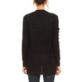 thumbnail image 4 of Fashionazzle Women's Casual Open Front Knit Sweater Cardigan with Pocket, 4 of 18