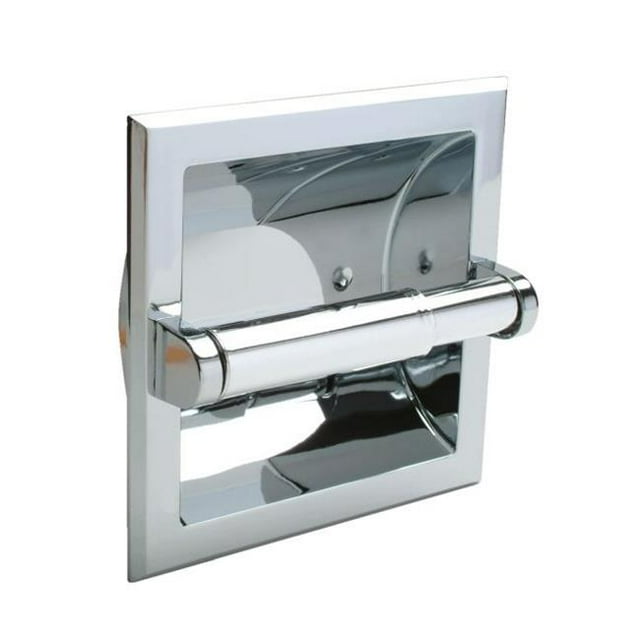 Pamex BC2CP43 Recessed Fixtures Shallow Recessed Papert Holder, Bright Chrome