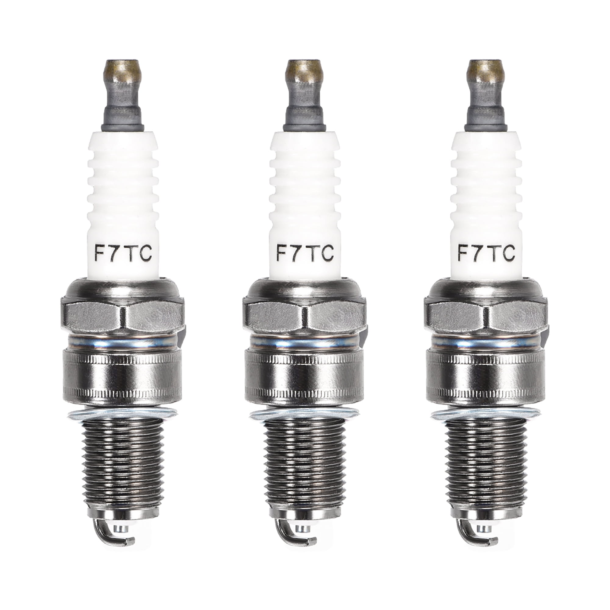 Uxcell F7TC Spark Plug for Generator Lawnmower Tractor Bike SIlver
