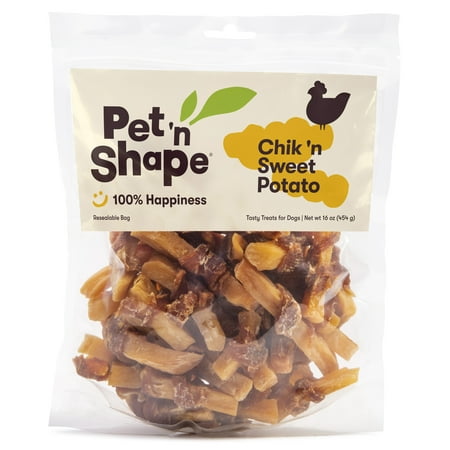 UPC: 0032657112164 | 16 oz Pet n Shape Chik n Sweet Potato Natural Chicken Dog Treats