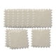 thumbnail image 3 of 10 piezas de alfombra de espuma de rompecabezas de peluche con bordes, cómoda alfombra de rompecabezas Blanco, 3 of 9
