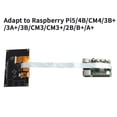 thumbnail image 4 of 5 Inch Touchscreen Monitor Compatible with Raspberry Pi Board 800x480 DSI IPS LCD Display 5-Point Touch Capacitive Screen Support Various Models Pi5/4B/CM4/3B+/3A+/3B/CM3 Easy to Install, 4 of 7