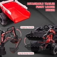 thumbnail image 2 of EAstVita 3 in 1 Ride on Tractor, Excavator & Bulldozer, 24V Electric Vehicle w/Trailer, Shovel Bucket, Digger, Remote Control, EVA Tire, LED Light, Music, Ride on Car Toy, 2 of 8