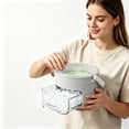 thumbnail image 4 of ZZHZGZ Clearance Sale Portable Ice Maker with （2 Cavity） for Bar Use Compact Countertop Quick Freestanding Ice Making Machine for Fresh Ice on Demand, 4 of 5
