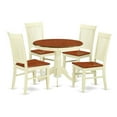 thumbnail image 2 of East West Furniture Dining Room Set Buttermilk & Cherry, ANWE5-BMK-W, 2 of 10