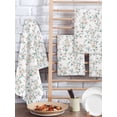 thumbnail image 2 of Watercolor Floral Kitchen Dish Towels for Drying Dishes Set of 3, Spring Botanical Flowers Tree Branches Waffle Weave Microfiber Hand Tea Bathroom Towels Quick Dry & Absorbent Towel 15.7x23.6, 2 of 7