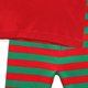thumbnail image 4 of Conjunto de pijamas navideños de algodón a rayas para niños y niñas, 4 of 6