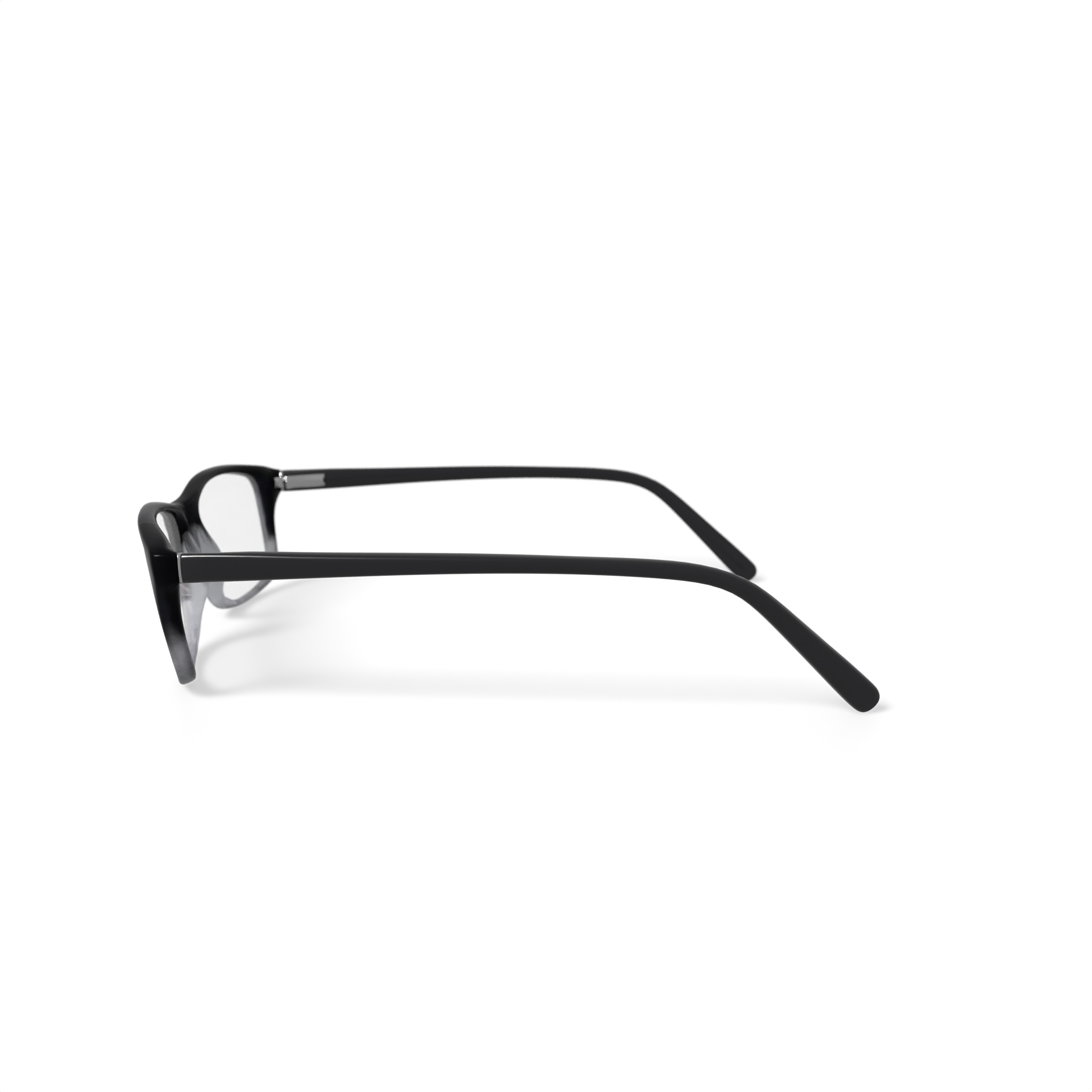 Walmart Men's DNA4011 Rectangular Prescription Eyeglasses with Case, Black Gradient
