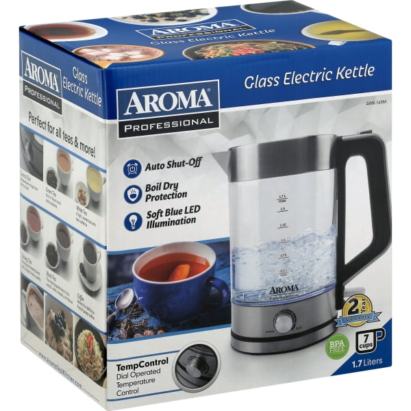 Aroma Professional 7 Cups Electric Glass Kettle, 1 kettle