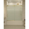 thumbnail image 6 of Glass Warehouse Bflsld-60-L Galaxy 60" High X 60" Wide Sliding Frameless Shower Door -, 6 of 7