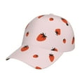 thumbnail image 2 of Xecao Strawberry for Baseball Cap: Unisex, crafted from classic polyester twill fabric, featuring a soft unconstructed design, 2 of 5