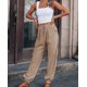 thumbnail image 1 of Ropa de mujer de primavera y verano, pantalones casuales cómodos de rayón de color sólido, moda europea y americana, 1 of 6