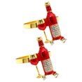 thumbnail image 4 of Shisuyan 2pcs Wear-resistant Napkin Rings Delicate Napkin Buckles Zinc Alloy Serviette Ring Decors, 4 of 9
