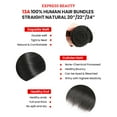 thumbnail image 3 of Express Beauty 13A 100% Pure Virgin Human Hair Bundles STRAIGHT - Multi-Size 20"/22"/24" Inch (Natural), 3 of 6