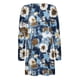 thumbnail image 5 of Cárdigan de moda para mujer, informal, de manga larga, estampado, con bolsillos, blusa de poliéster, 5 of 5