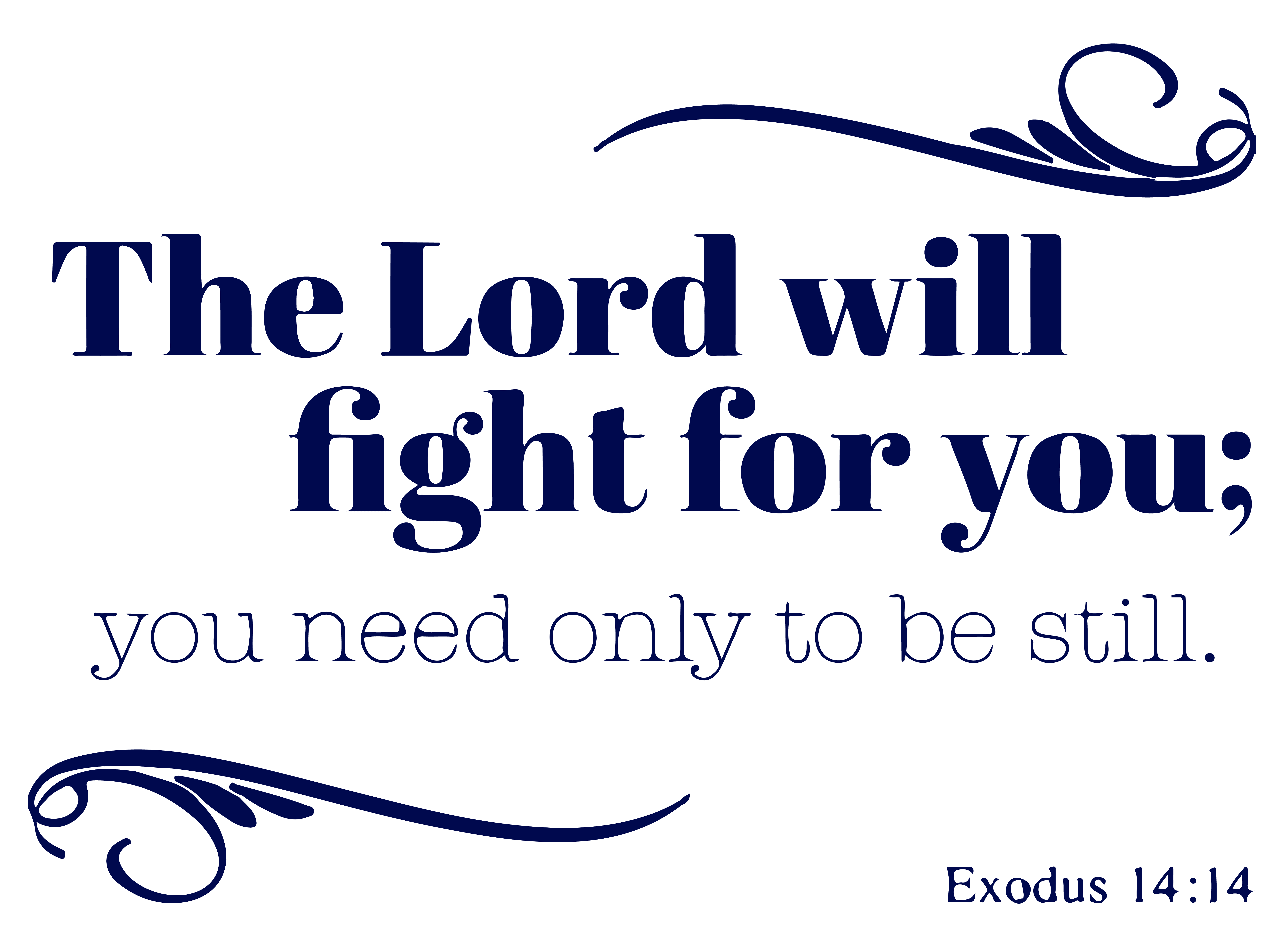 exodus-14-14-the-lord-will-fight-for-you-you-vinyl-decal-sticker-quote-medium-steel-blue