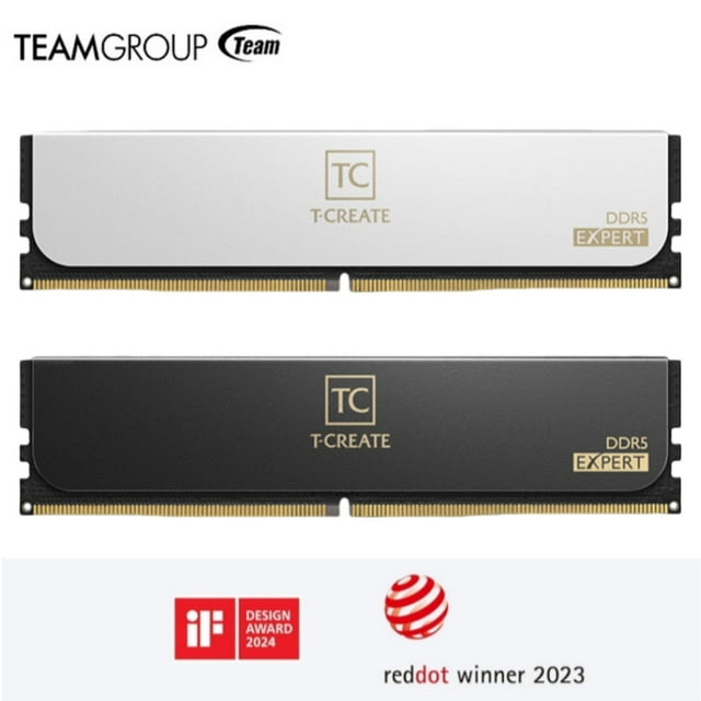 TEAMGROUP T-CREATE EXPERT Overclocking 10L DDR5 32GB (2x16GB) 6000MHz CL30 Intel XMP 3.0 & AMD EXPO Compatible Desktop Memory 2x16GB 6000MHz White