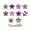 Blue-4, variant on 12 Pcs Patriotic Star Cutouts 4th of July Paper Star Cutouts Independence Day Stars Accents for Memorial Day DIY Bulletin Board Star Cutouts for Kids Patriotic Theme Party Decor