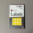 thumbnail image 3 of MACO Yellow Round Color Coding Labels, 3/4 Inches in Diameter, 1000 Per Box (MR1212-4), 3 of 8
