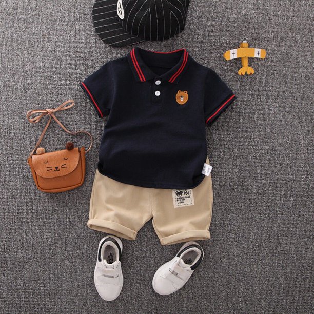 Conjunto de ropa para bebés de 1 a 5 años, ropa informal a la moda, novedad de verano, 2023 qym unisex