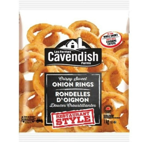 Cavendish Farms Restaurant Style Crispy Sweet Onion Rings, 1 kg