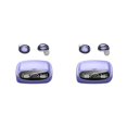 thumbnail image 1 of Cateissary 1 par de auriculares tipo c compatibles con Bluetooth Auriculares intrauditivos Llamada manos libres Sonido estéreo Pantalla digital Púrpura 2Conjunto, 1 of 6